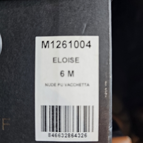 Rebecca Minkoff Eloise Goring Leather Thong Sandals Beige Size 6 - Picture 2 of 6